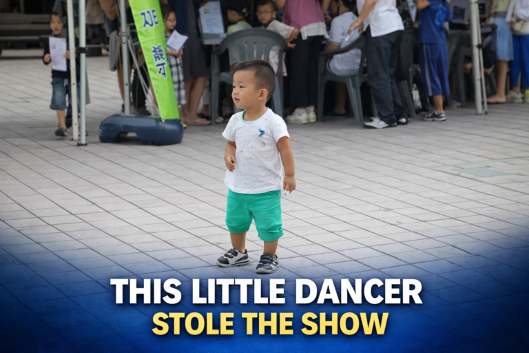 A Young Dancer Who Loves the Music