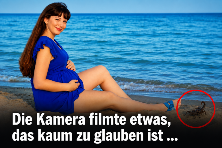 Ein Strandfoto zeigte ein Detail, das das Paar zunächst übersah